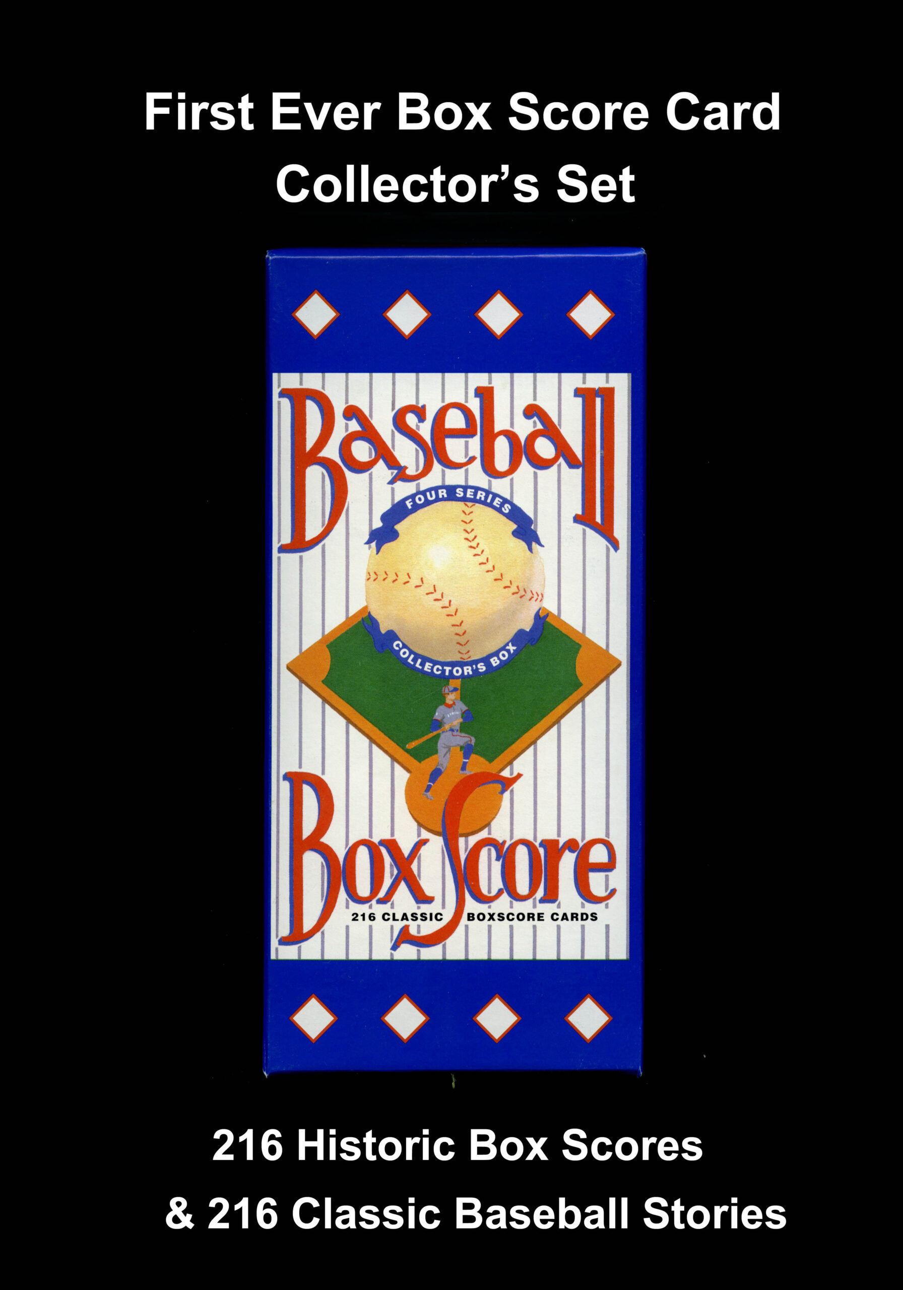 Baseball A First Ever Box Score Collector s Set Baseball Box 