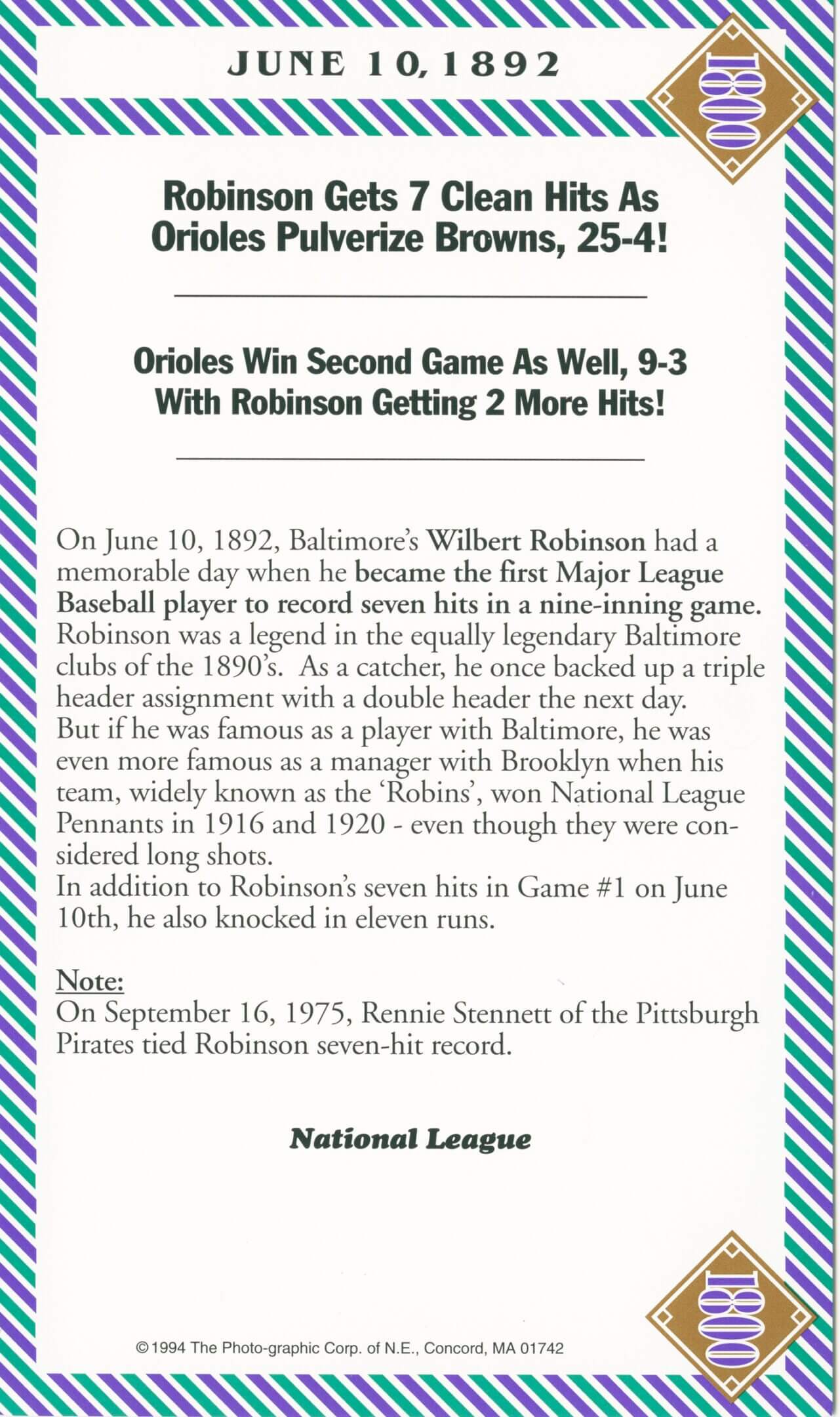 Baltimore Orioles win 9-3 against Red Sox in 1987 with Robin Yount's strong performance.